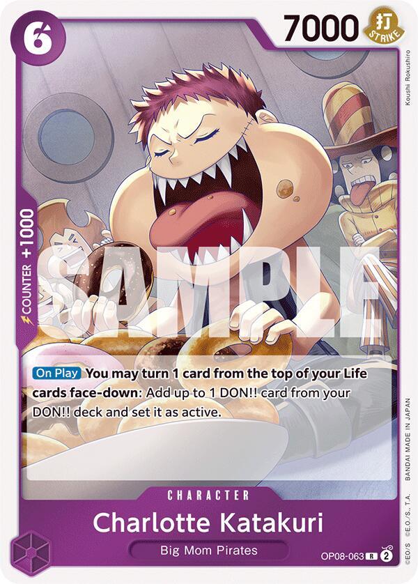 Charlotte Katakuri (063) - OP08-063 - Rare Foil (Inglés Foil NM)