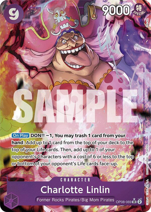 Charlotte Linlin (Parallel) - OP08-069 - Alternate Art Foil (Inglés Foil NM)