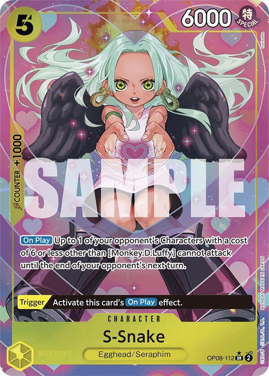 S-Snake (Parallel) - OP08-112 - Alternate Art Foil (Inglés Foil NM)