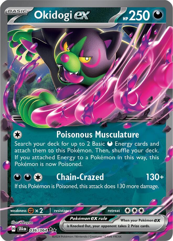Okidogi ex - 036/064 - Double Rare (Inglés Foil NM)