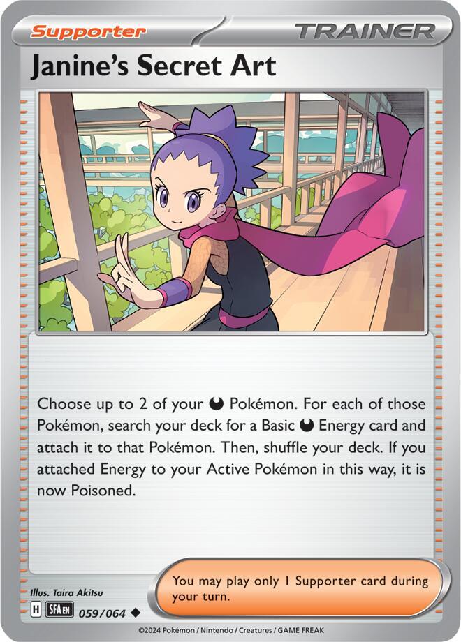 Janine's Secret Art - 059/064 - Uncommon (Inglés Reverse Holo NM)