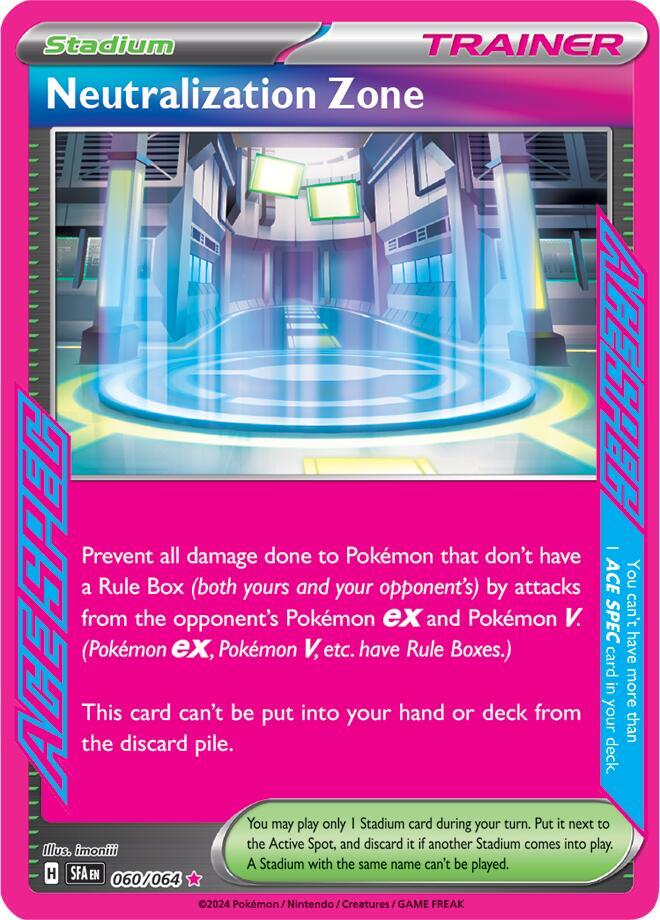 Neutralization Zone - 060/064 - ACE SPEC Rare (Inglés Foil NM)