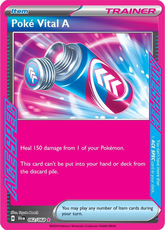 Poké Vital A - 062/064 - ACE SPEC Rare (Español Foil NM)