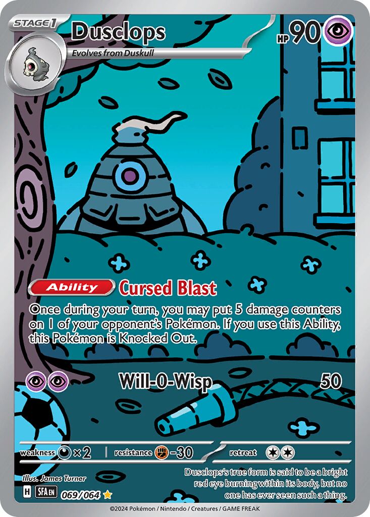 Dusclops - 069/064 - Illustration Rare (Inglés Foil NM)