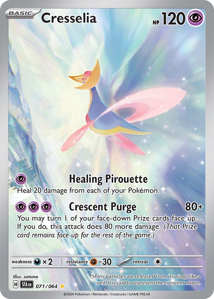 Cresselia - 071/064 - Illustration Rare (Inglés Foil NM)