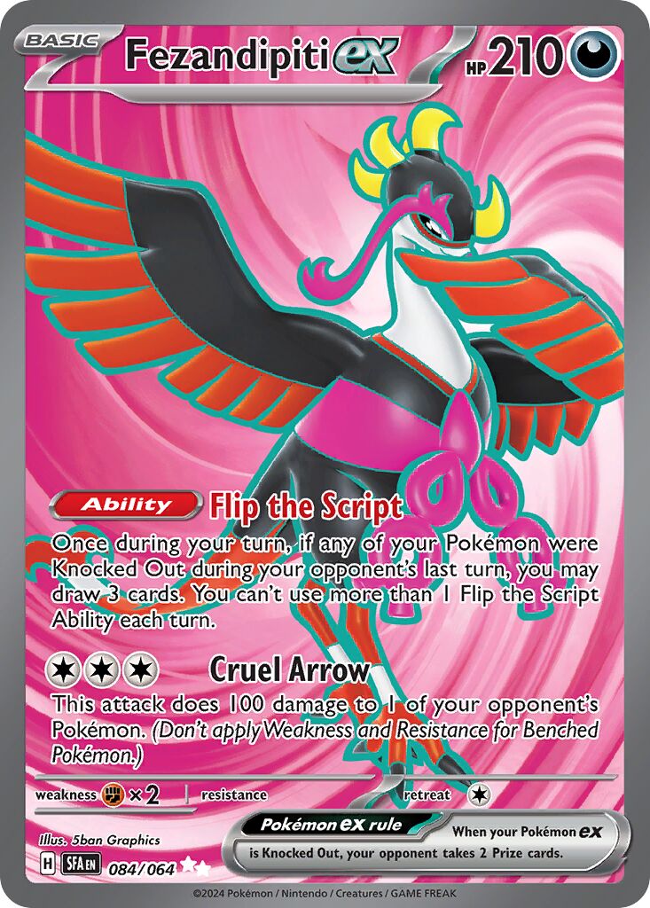 Fezandipiti ex - 084/064 - Ultra Rare (Inglés Foil NM)