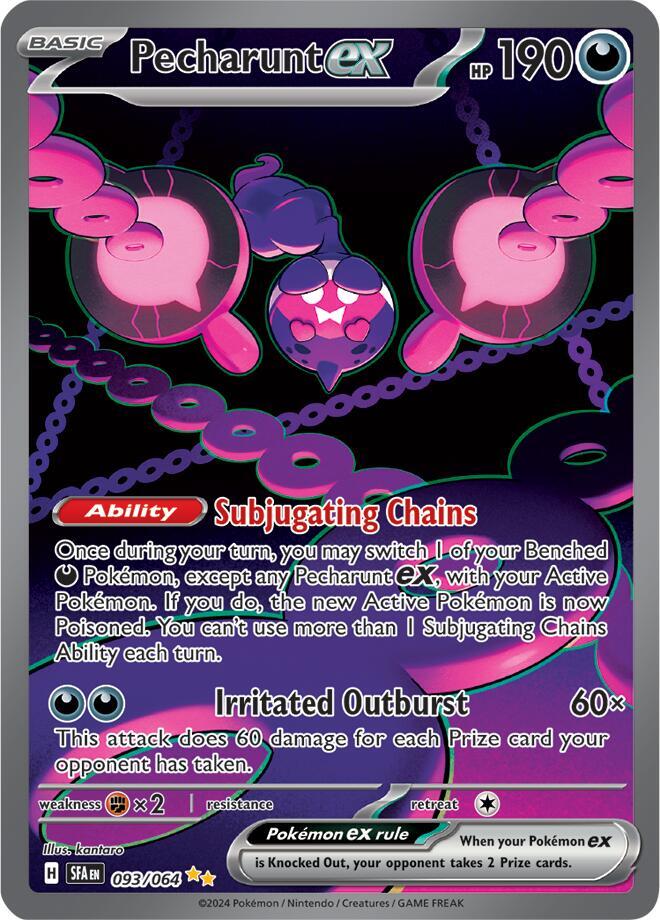 Pecharunt ex - 093/064 - Special Illustration Rare (Inglés Foil NM)