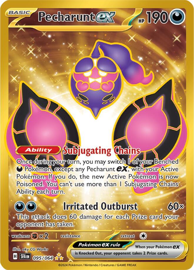 Pecharunt ex - 095/064 - Hyper Rare (Inglés Foil NM)