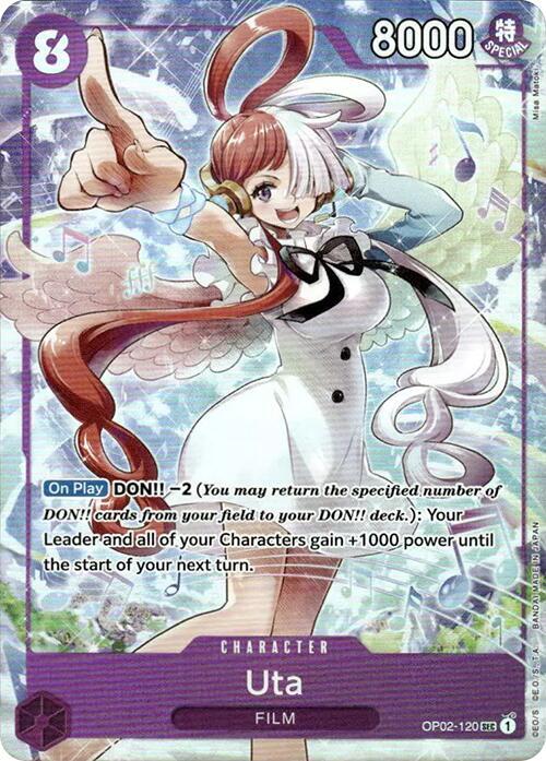 Uta - OP02-120 (Premium Card Collection -Uta-) - OP02-120 - Secret Rare Foil (Inglés Foil NM)