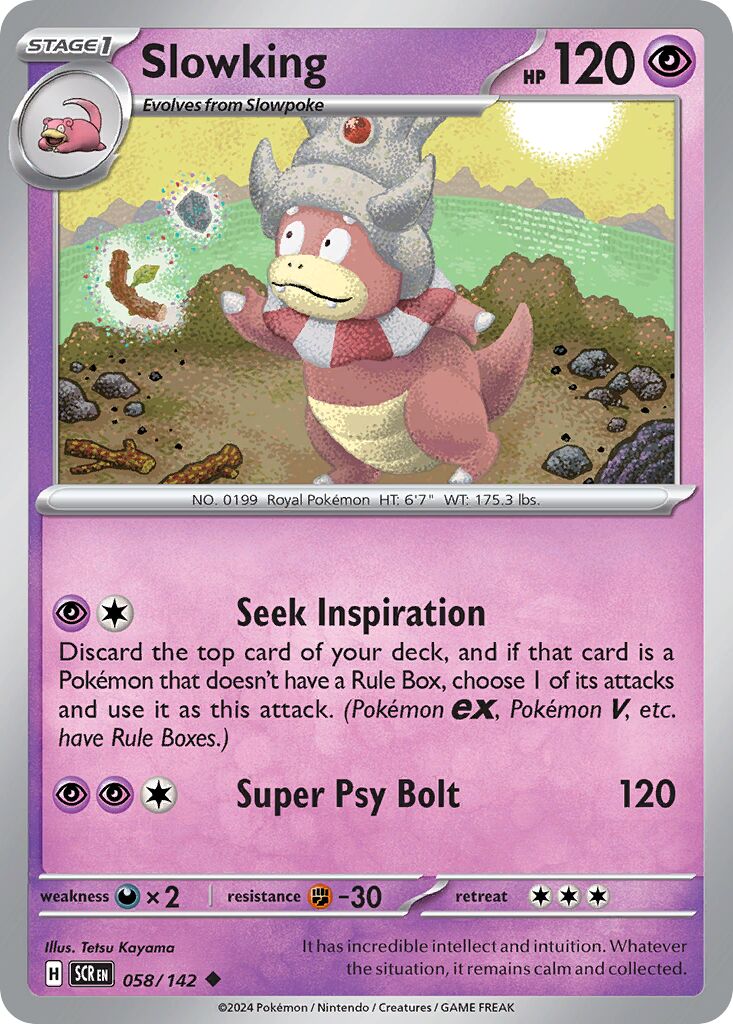 Slowking - 058/142 - Uncommon (Inglés NM)