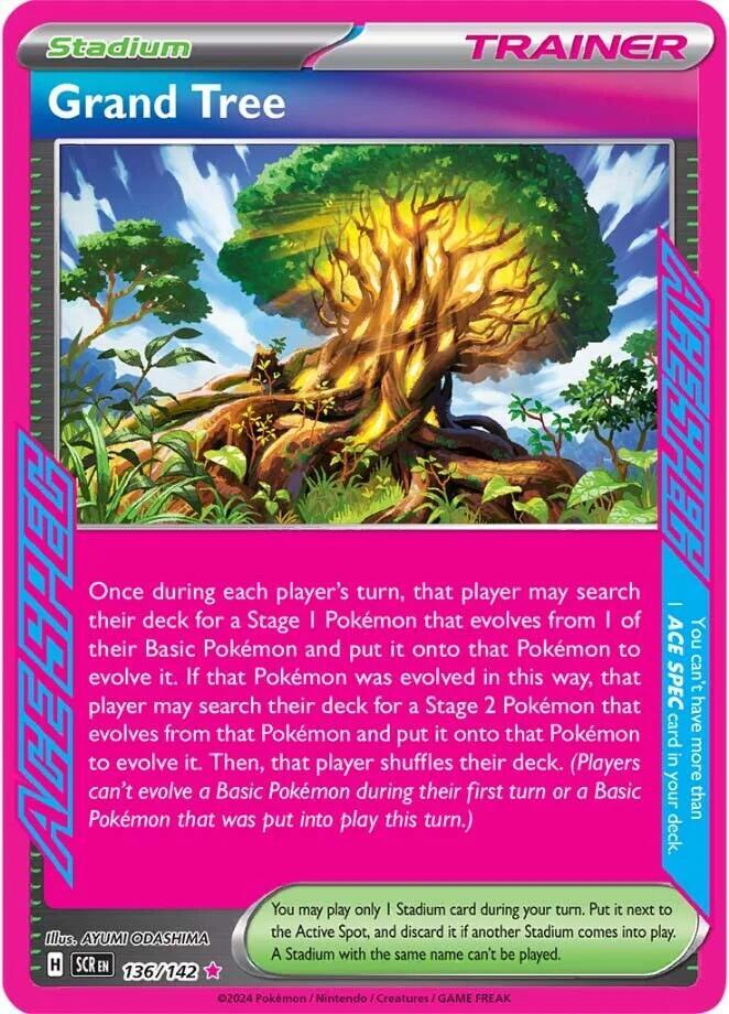 Grand Tree - 136/142 - ACE SPEC Rare (Inglés Foil NM)