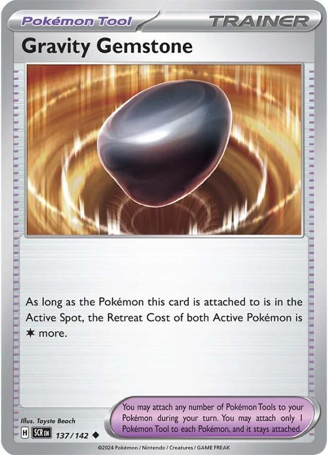 Gravity Gemstone - 137/142 - Uncommon (Español NM)