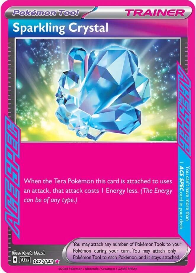 Sparkling Crystal - 142/142 - ACE SPEC Rare (Inglés Foil NM)