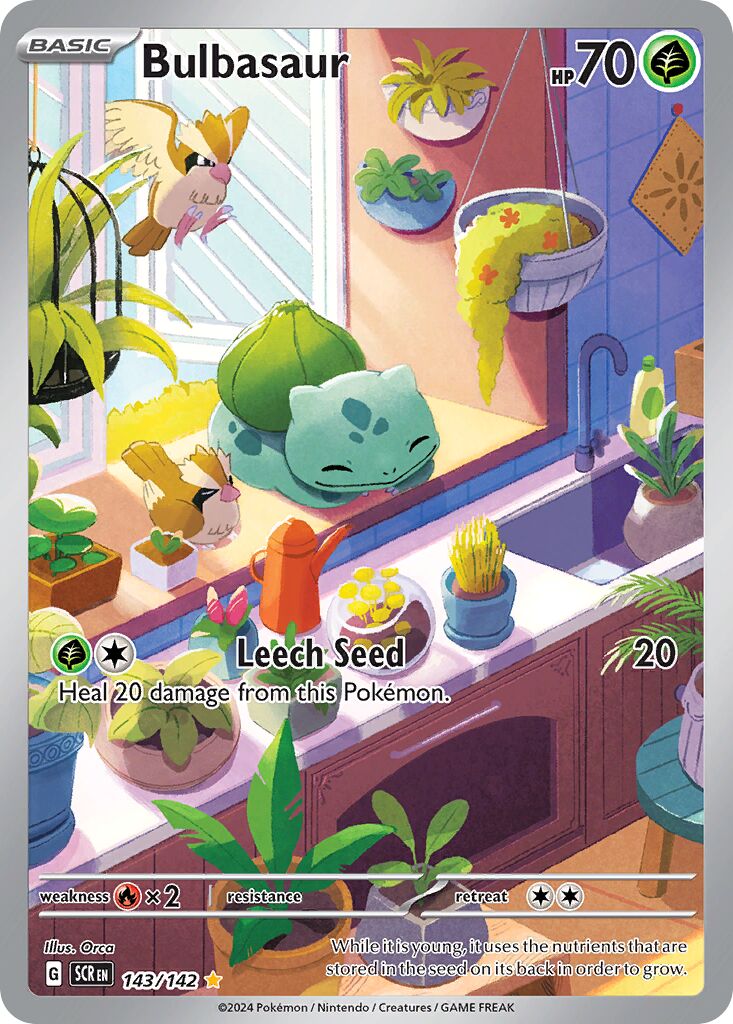 Bulbasaur - 143/142 - Illustration Rare (Español Foil NM)