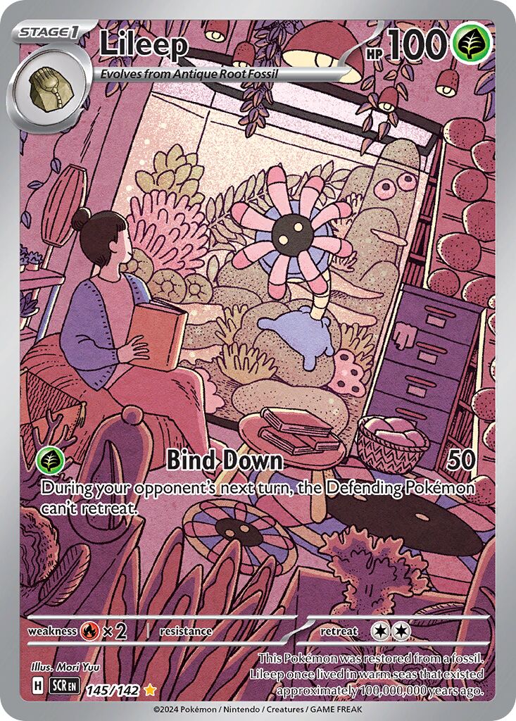 Lileep - 145/142 - Illustration Rare (Inglés Foil NM)