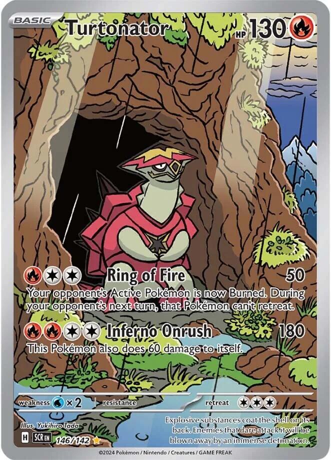 Turtonator - 146/142 - Illustration Rare (Inglés Foil NM)