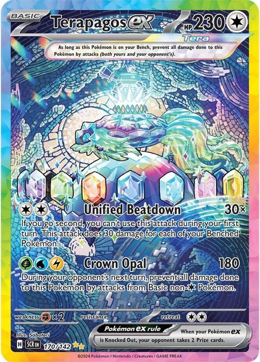Terapagos ex - 170/142 - Special Illustration Rare (Inglés Foil NM)
