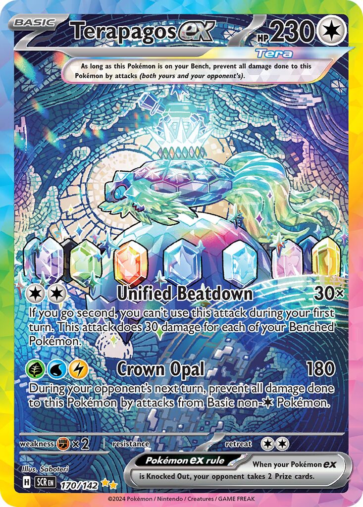 Terapagos ex - 170/142 - Special Illustration Rare (Inglés Foil LP)