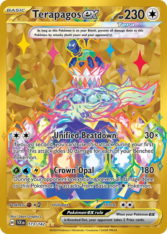 Terapagos ex - 173/142 - Hyper Rare (Español Foil NM)