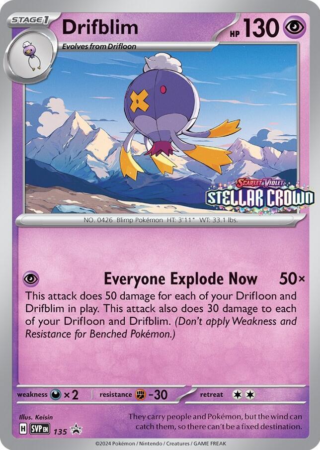Drifblim - 135 - Promo (Inglés Foil NM)