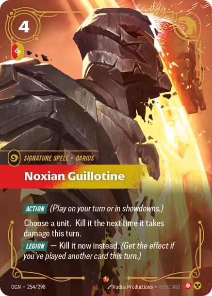 NOXIAN GUILLOTINE - OGN-254/298