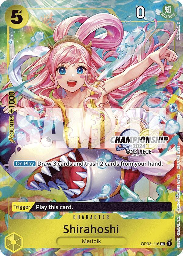 Shirahoshi (CS 2024 Celebration Pack) - OP03-116 - Uncommon Foil (Inglés Foil NM)