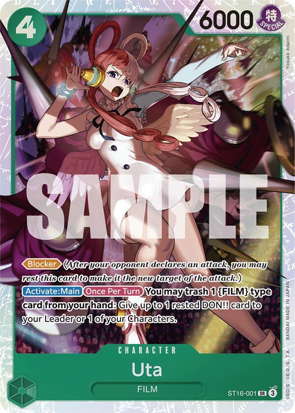 Uta (ST16-001) - ST16-001 - Super Rare Foil (Inglés Foil NM)