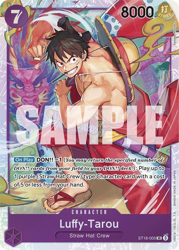 Luffy-Tarou - ST18-005 - Super Rare Foil (Inglés Foil NM)