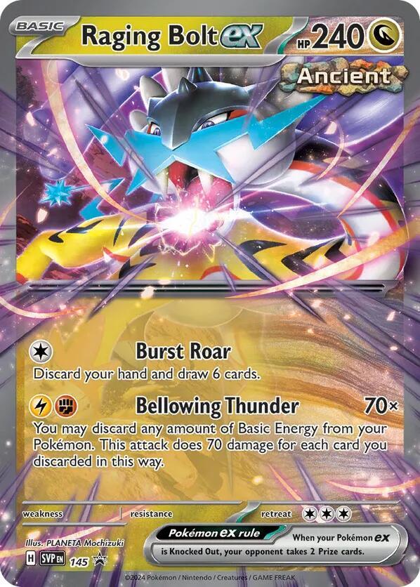 Raging Bolt ex - 145 - Promo (Inglés Foil NM)