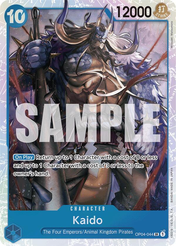 Kaido (OP04-044) (Reprint) - OP04-044 - Super Rare Foil (Inglés Foil NM)