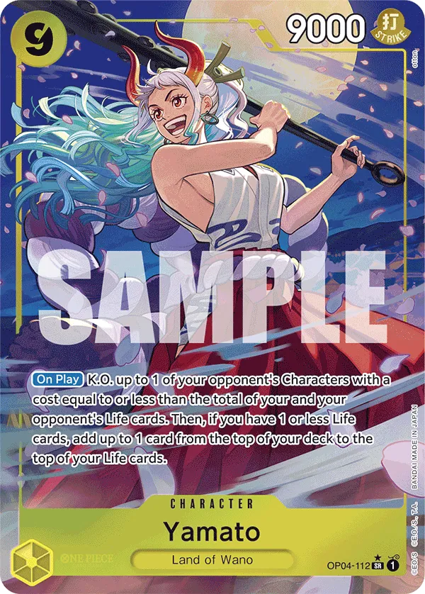 Yamato (OP04-112) (Alternate Art) - OP04-112 - Alternate Art Foil (Inglés Foil NM)