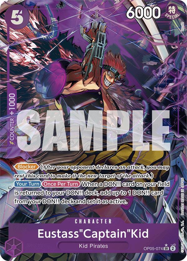 Eustass"Captain"Kid (OP05-074) (Alternate Art) - OP05-074 - Alternate Art Foil (Inglés Foil NM)
