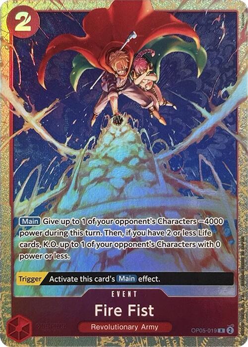 Fire Fist (Premium Card Collection -Best Selection Vol. 2-) - OP05-019 - Rare Foil (Inglés Foil NM)