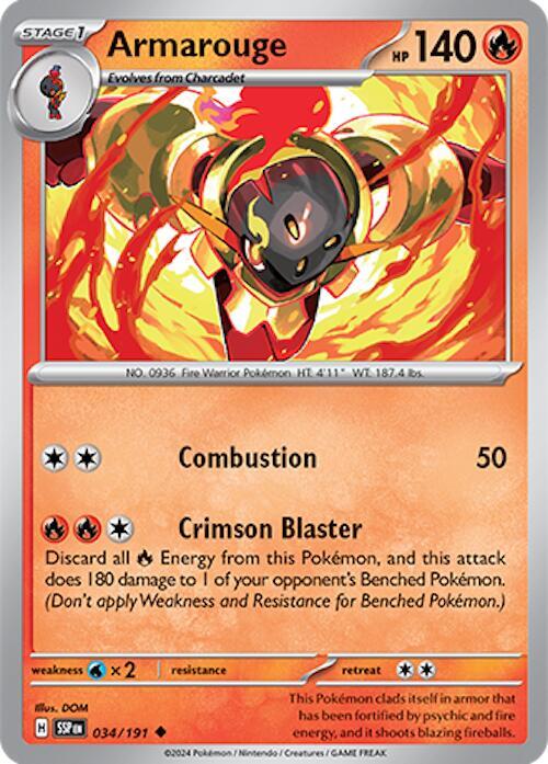Armarouge - 034/191 - Uncommon (Inglés NM)