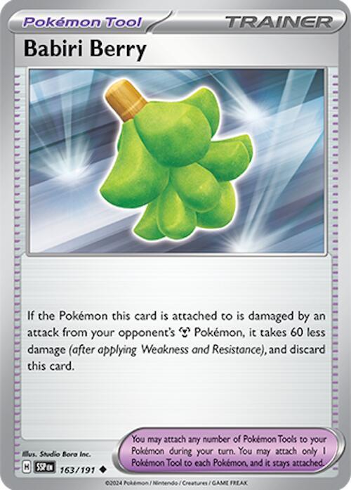 Babiri Berry - 163/191 - Uncommon (Inglés NM)
