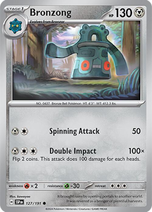 Bronzong - 127/191 - Common (Inglés NM)