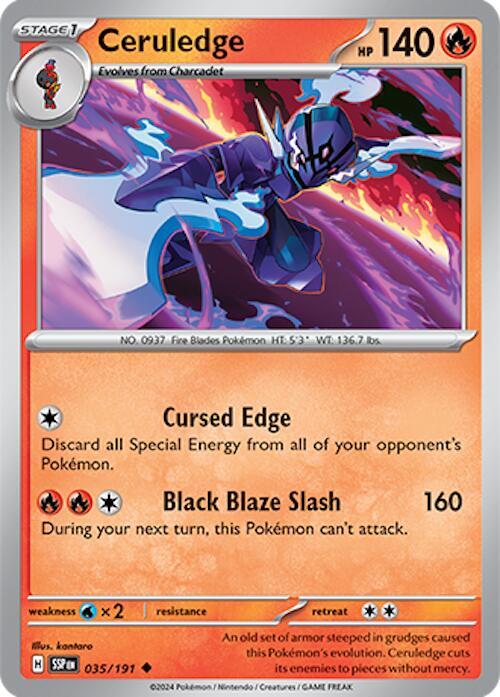 Ceruledge - 035/191 - Uncommon (Español NM)