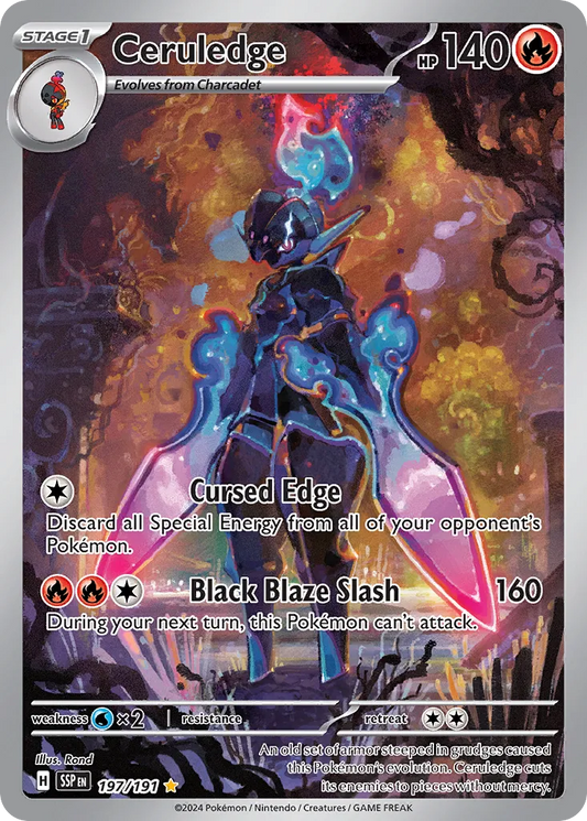 Ceruledge - 197/191 - Illustration Rare (Inglés Foil NM)
