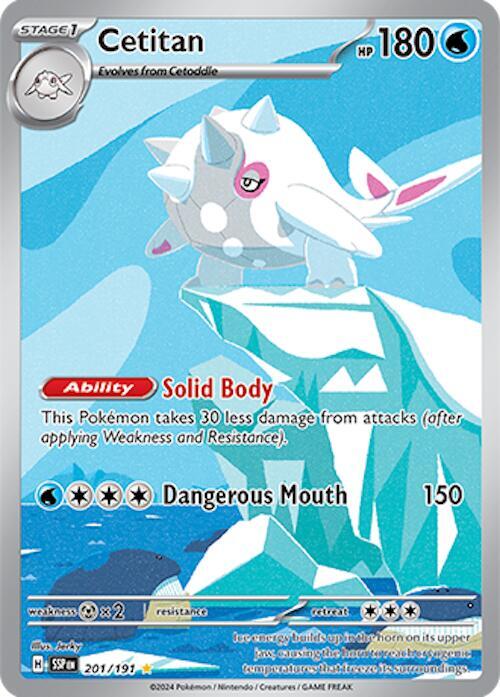Cetitan - 201/191 - Illustration Rare (Inglés Foil NM)