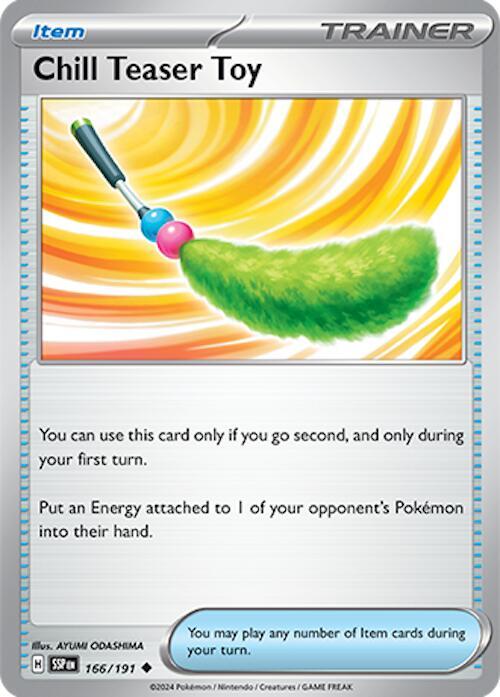 Chill Teaser Toy - 166/191 - Uncommon (Español Reverse Holo NM)