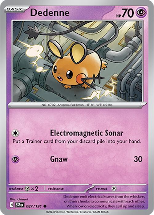 Dedenne - 087/191 - Common (Inglés NM)