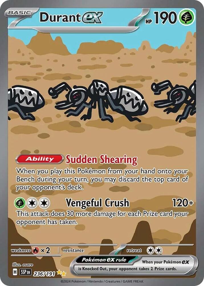 Durant ex - 236/191 - Special Illustration Rare (Español Foil NM)