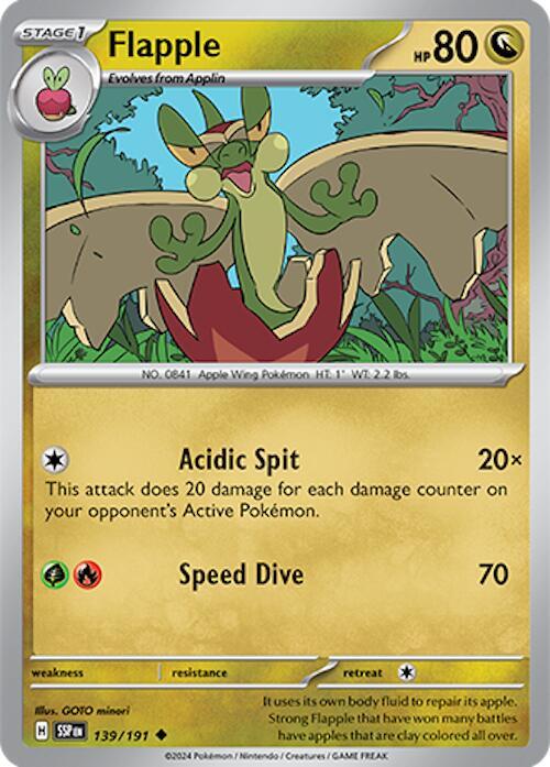 Flapple - 139/191 - Uncommon (Inglés NM)