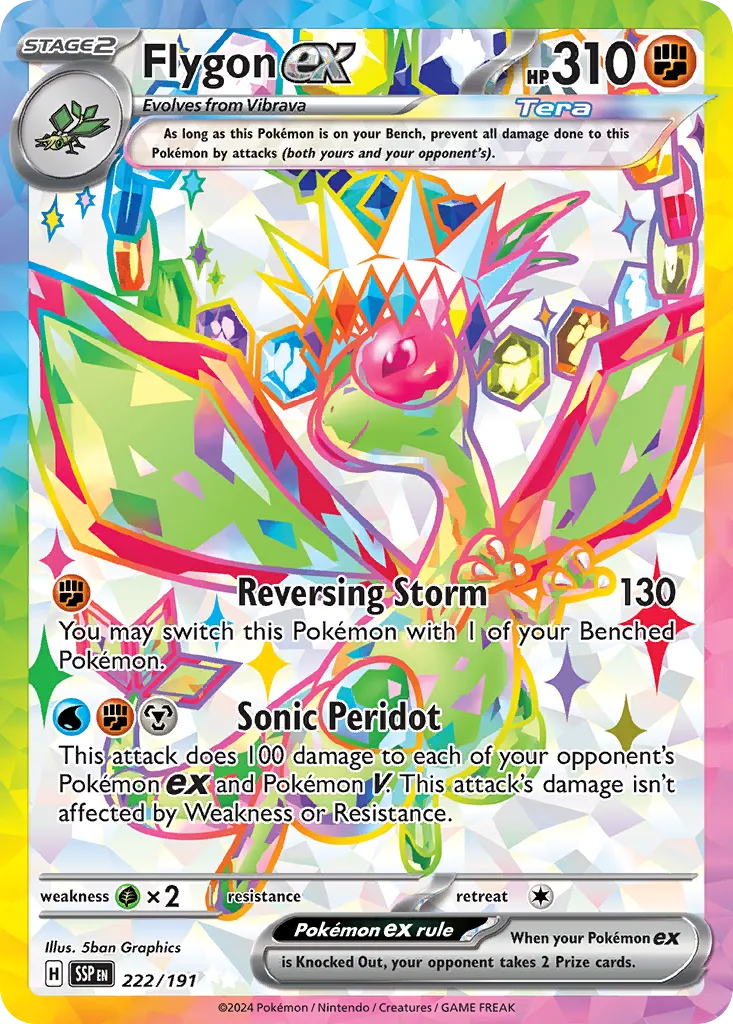 Flygon ex - 222/191 - Ultra Rare (Inglés Foil NM)