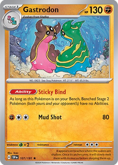 Gastrodon - 107/191 - Rare (Inglés Foil NM)