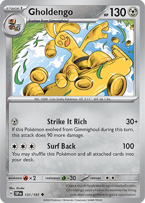Gholdengo - 131/191 - Uncommon (Inglés Reverse Holo NM)