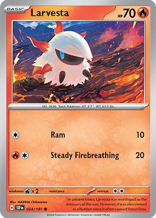 Larvesta - 024/191 - Common (Español NM)