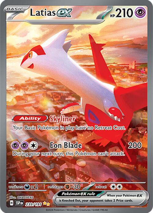 Latias ex - 239/191 - Special Illustration Rare (Inglés Foil NM)