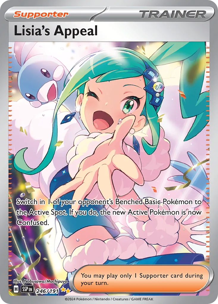 Lisia's Appeal - 246/191 - Special Illustration Rare (Inglés Foil NM)