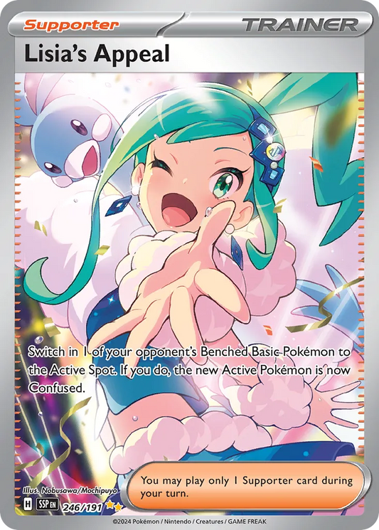 Lisia's Appeal - 246/191 - Special Illustration Rare (Inglés Foil NM)